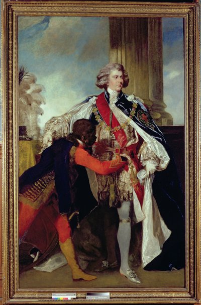 George IV When Prince of Wales with a Black, 1787 by Joshua Reynolds