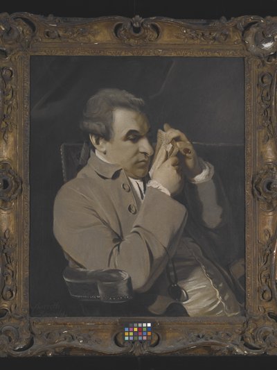 Portrait Of Joseph Baretti by Joshua Reynolds