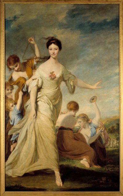 Portrait of Madame Hale as Euphrosyne by Joshua Reynolds
