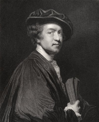 Sir Joshua Reynolds, engraved by J. Cochran, from 
