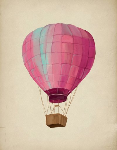 Dreamy Pink Flight by Josie George