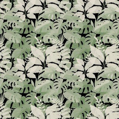 Muted Tropical Foliage by Josie George