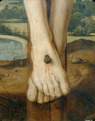 Calvary (detail) by Josse (fl.1493 1508) Lieferinxe