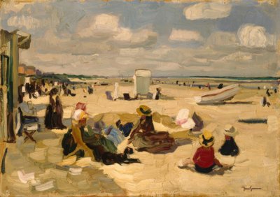 Beach of La Panne by Josse Goossens