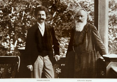 Strauss and Brahms by Josse Photo