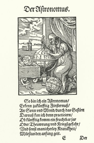 The Astronomer by Jost (after) Amman