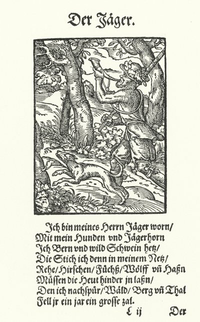 The Hunter by Jost (after) Amman