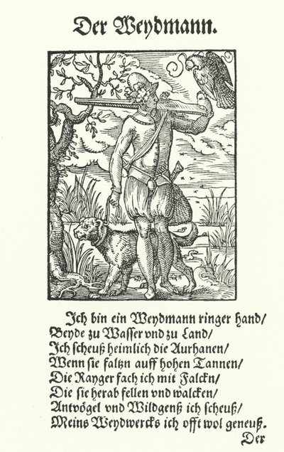 The Huntsman by Jost (after) Amman