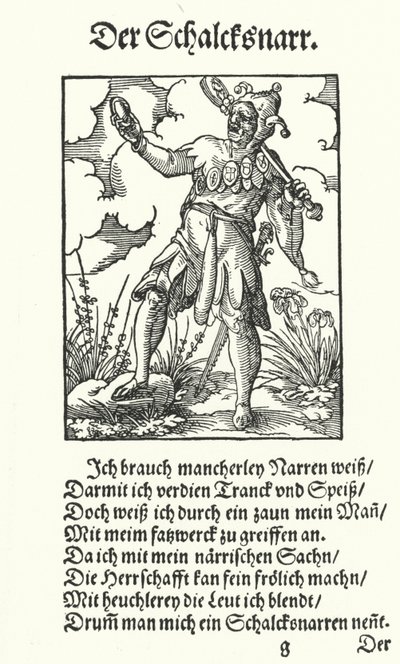 The Jester by Jost (after) Amman