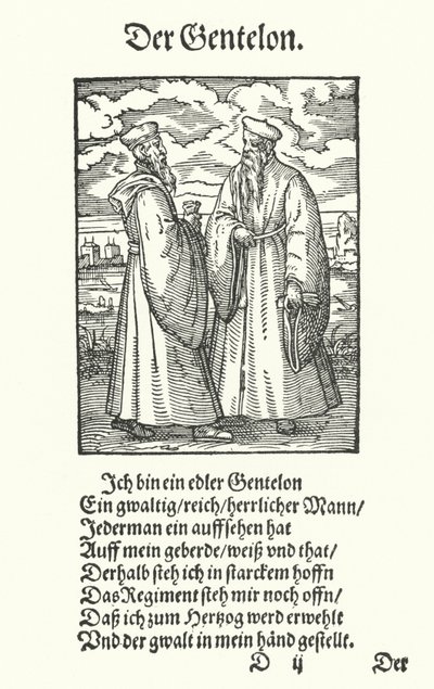 The Noblemen by Jost (after) Amman