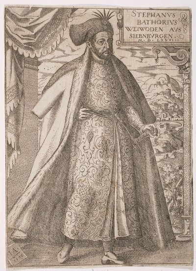 Portrait of Stefan Batory by Jost Amman