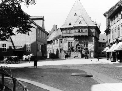 An old Hotel in the Town Square, Goslar by Jousset