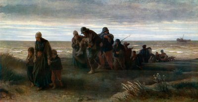 Fishermen Carrying a Drowned Man by Jozef Israëls