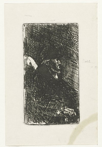 Seated Old Man by Jozef Israëls