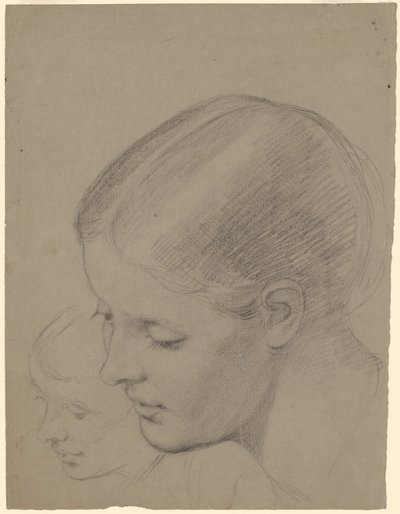 Studies of a Female Head by Jr. Enoch Wood Perry