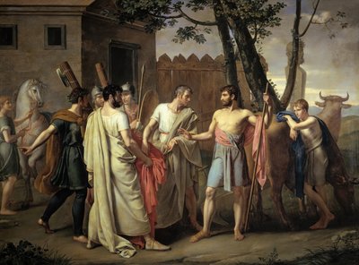 Cincinnatus Leaves the Plough, c.1806 by Juan Antonio Ribera y Fernández