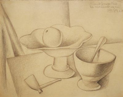 Still-life with Fruit Dish by Juan Gris