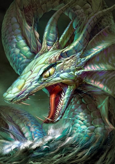 Roaring Sea Dragon by Juan Hernaz