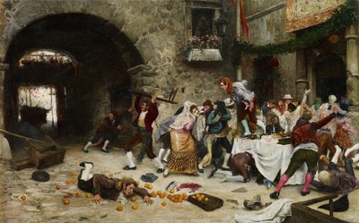An Interrupted Banquet by Juan José Gárate y Clavero