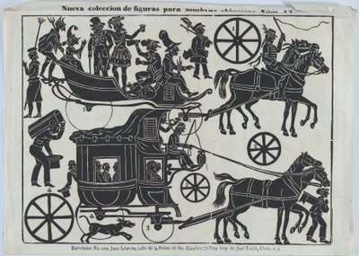 Sheet 13 of Figures for Chinese Shadow Puppets by Juan Llorens