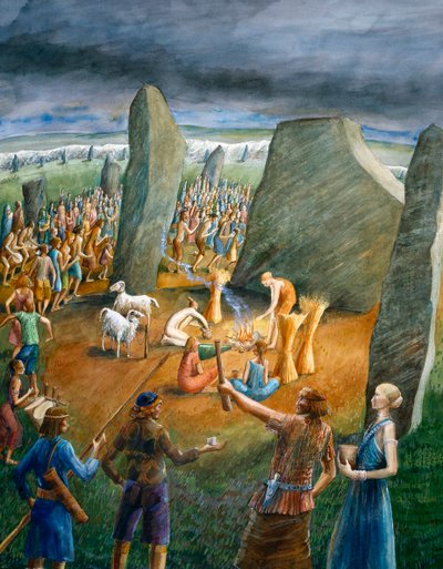 Avebury Stone Circle by Judith Dobie
