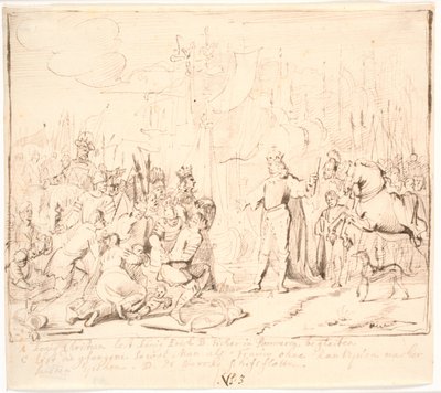 Christian I Sends the Swedish King Erik to Pomerania in 1449 by Jürgen Ovens