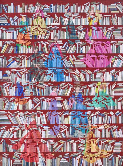 Bookshelf Hanbok Women by Jukyong Park