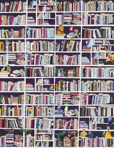Bookshelves Full Of Wonder by Jukyong Park