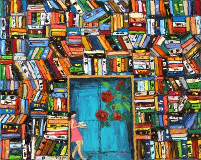 Colorful Library Doorway by Jukyong Park