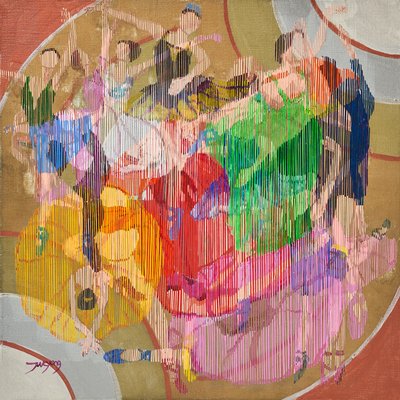 Dynamic Colorful Dancers by Jukyong Park