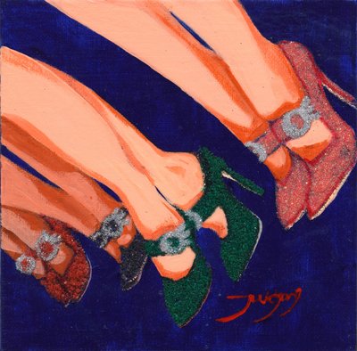 Sparkling Party Heels by Jukyong Park