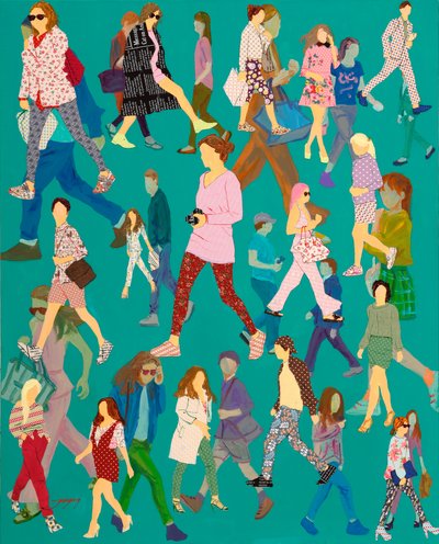Urban Fashion Crowd by Jukyong Park