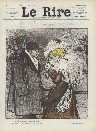 Below zero by Jules Abel Faivre
