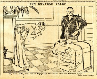 Candide, Satirical in B & W by Jules Abel Faivre