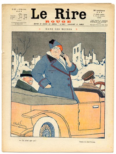 Cover of The Red Laughter, Satirical in Colors by Jules Abel Faivre