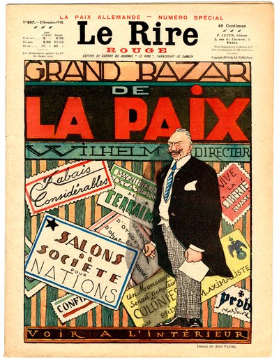 Cover of The Red Laughter, Satirical in Colors by Jules Abel Faivre