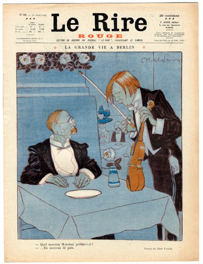 Cover of The Red Laughter, Satirical in Colors by Jules Abel Faivre