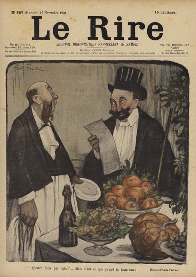 Illustration for Le Rire by Jules Abel Faivre