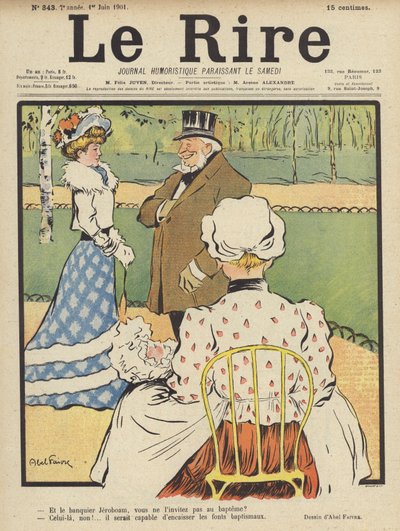 Illustration for Le Rire by Jules Abel Faivre
