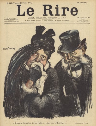 Illustration for Le Rire by Jules Abel Faivre