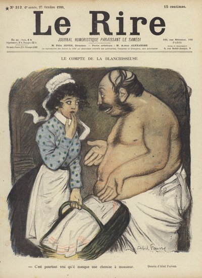 Illustration for Le Rire by Jules Abel Faivre
