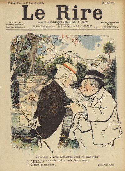 Illustration for Le Rire by Jules Abel Faivre