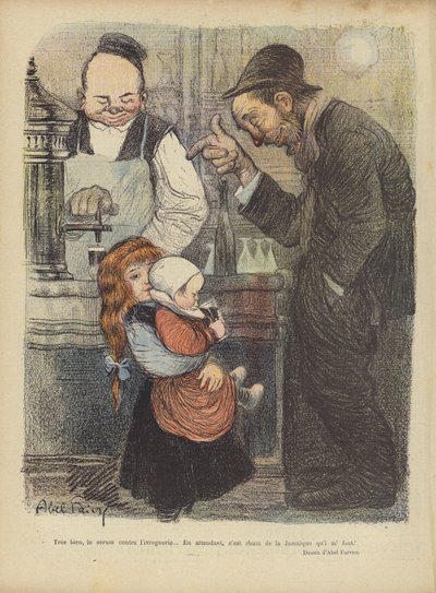 Illustration for Le Rire by Jules Abel Faivre