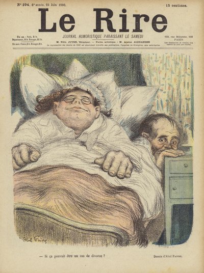 Illustration for Le Rire by Jules Abel Faivre