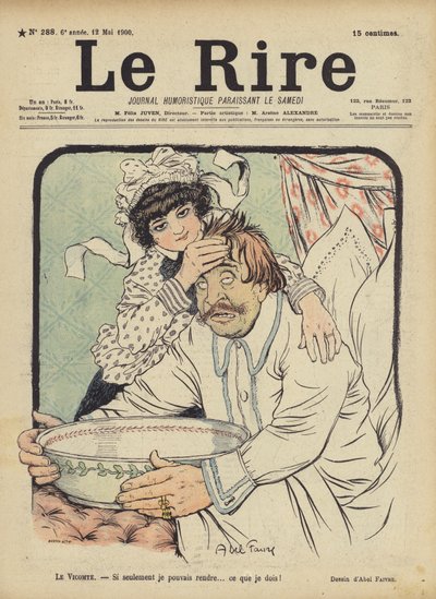 Illustration for Le Rire by Jules Abel Faivre