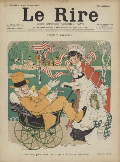 Illustration for Le Rire by Jules Abel Faivre