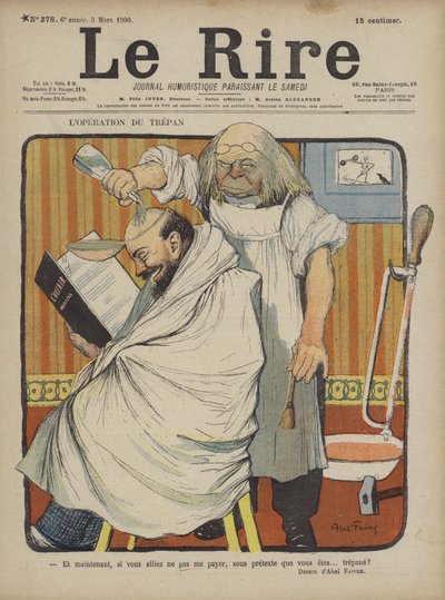 Illustration for Le Rire by Jules Abel Faivre