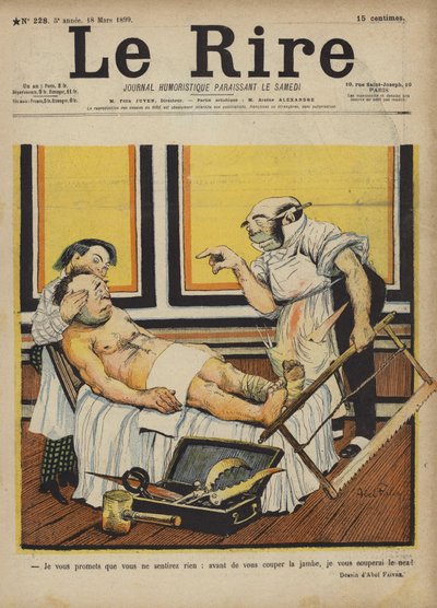 Illustration for Le Rire by Jules Abel Faivre