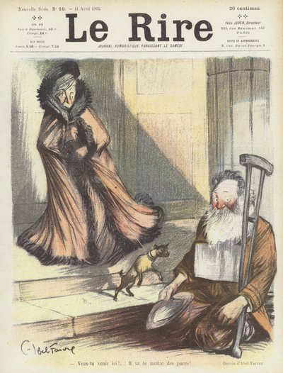 Illustration for Le Rire by Jules Abel Faivre