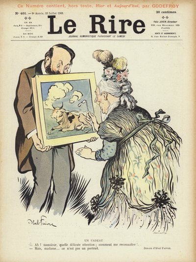 Illustration for Le Rire by Jules Abel Faivre